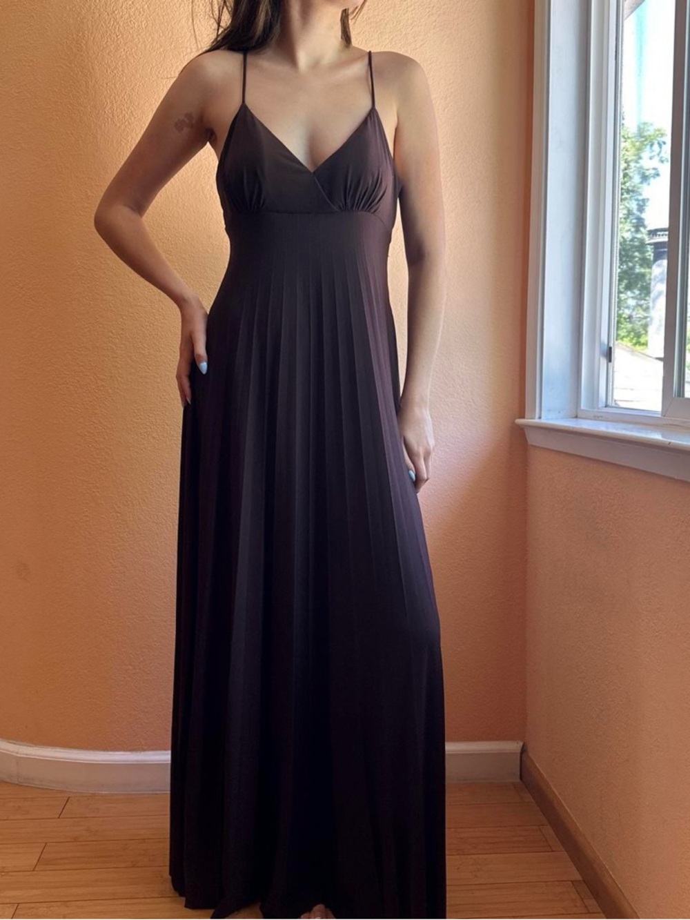 Brown Betsy & Adam Maxi dress